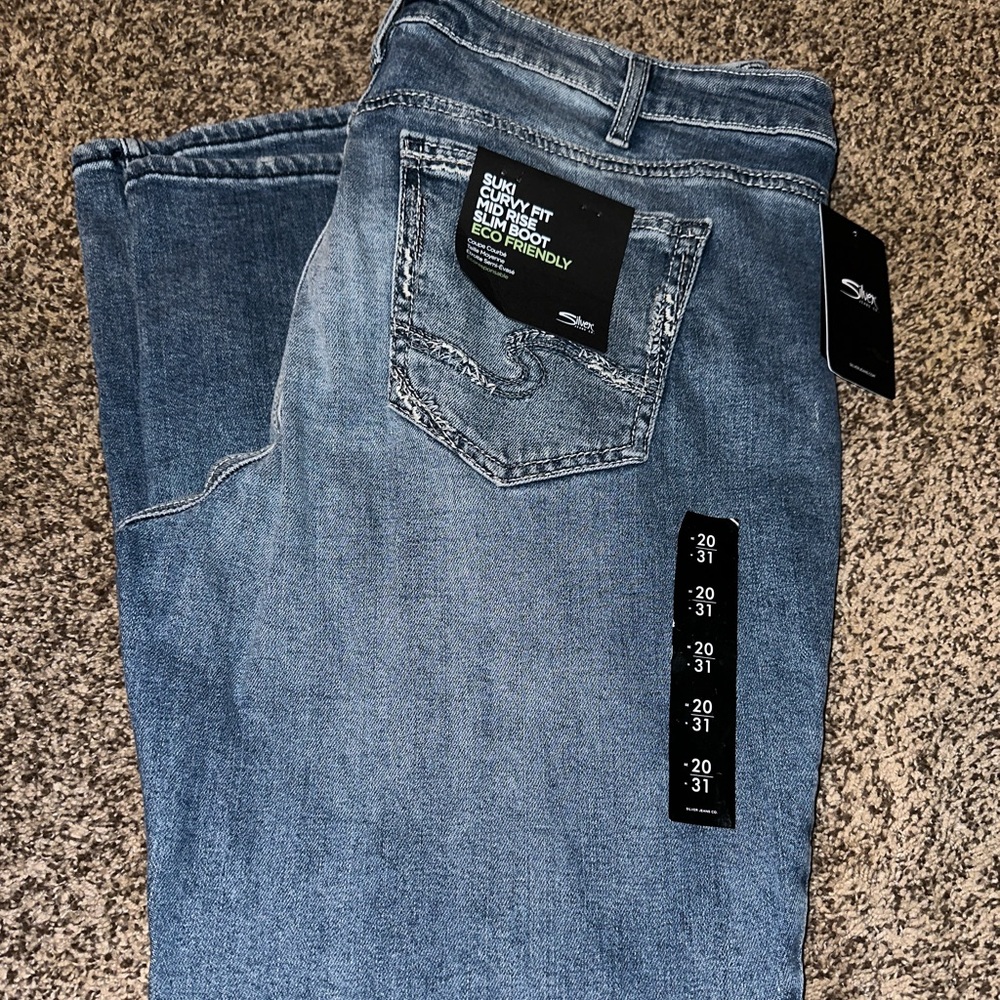Silver jeans